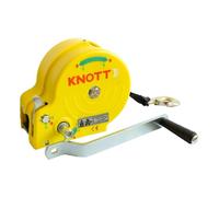 Treuil 450 kg à sangle KNOTT boîtier jaune