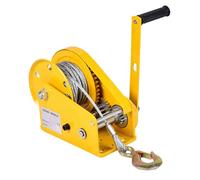 Treuil à cliquet bidirectionnel robuste avec frein automatique - Treuil manuel à manivelle pour un chargement marin sûr et efficace - Idéal pour une utilisation en extérieur