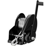 Treuil à cliquet bidirectionnel robuste de 362,9 kg avec crochet en alliage d'acier 3.2:1 manuel pour remorque, VTT, UTV, bateau, remorquage et récupération marine