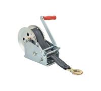 vidaXL Treuil à main avec sangle Capacité 1587 kg Argent