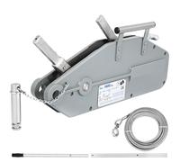 Treuil à Main - VEVOR - 25 m Câble Métallique 1600 kg Capacité