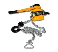 Treuil à manivelle robuste Outil de levage manuel de Traction de fil de crochet d'acier manganèse de 0.75t/1t/1.5t/2t, petit levier de levage manuel de Traction de chaîne de main de 3M(1T x 6M)