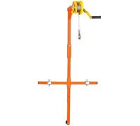 Treuil autobloquant pour climatiseurs 5HP - Outil de levage extérieur robuste de 10 m, installation facile, parfait pour les professionnels de la climatisation et les propriétaires de maison