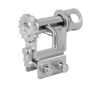 Treuil coulissant - Tendeur de corde en acier | Hérisson coulissant pour remorques à plat, accessoires pour remorques à plat, rail de camion, voiture, cargo