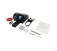Treuil d'ancre électrique avec télécommande sans fil noir for bateau d'eau salée 12 V 27 A 35 LBS