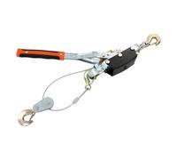 Treuil de 4 tonnes de capacité avec câble en acier de 2,3 m de long, outil de treuil manuel avec 3 crochets pour des scénarios tels que l'entretien des véhicules et le remorquage de véhicules