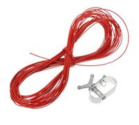 Treuil de Câble pour Couverture de Piscine, Kit 1 Set, Aluminium | Câble 40m, Acier et Pvc, pour Piscines hors Sol, Couvertures D’hiver et Sécurité