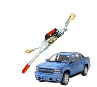 Treuil de câble, tendeur de fil manuel - Tendeur à cliquet avec double crochet pour câble, pour le jardin et la traction, installation de cadre, balustrade, portail, ferrures