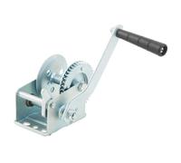Fartools Treuil de halage à manivelle tout acier, charge maxi 450Kg, rapport transmission 4.2:1, double sens, cliquet réversible, câble non fourni