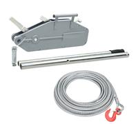 Treuil de Levage à Câble 1600 kg Palan à Tirant Manuel Traction Tension vidaXL