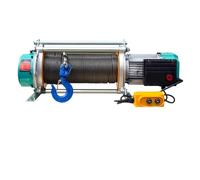 Treuil de levage électrique à coque en aluminium - Grue for la maison, le garage, l'entrepôt et le levage de matériaux de construction(1 ton 100 m)