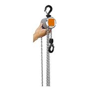 Treuil de levage, Mini palan à chaîne manuel, support à crochet, capacité de 0,25/0,5 tonne, levage de bloc de levier manuel portatif de 3 m Pour garages et usines(0.25T)