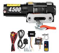 Treuil de récupération électrique 4500LBS camion ATV 12V treuils à corde synthétique télécommandés sans fil Bricolage pour débutants