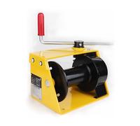 Treuil de remorque à manivelle 1000 kg, rapport de vitesse 26:1, pour capacité de remorquage 500 kg, câble métallique non inclus