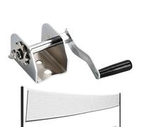 Treuil De Tension pour Filet De Volleyball - Treuil à Manivelle pour Filet de Volley-Ball - Métallique Portable pour Extérieur École Salle De Sport Compétition Officielle