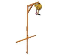 Treuil d'installation et de levage d'unité extérieure de climatiseur, support de treuil autobloquant, outil de démontage à haute altitude JIYAMI'EN EL (Color : 3ph brackets+10m winch)