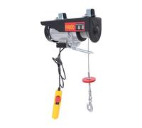 Treuil électrique 1050 W - Charge maximale : 500 kg - Avec télécommande - Câble en acier de 18 m