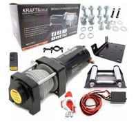 Treuil Électrique 12 V Avec Télécommande Max 1361 KG Treuil Tout Terrain