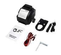 Treuil électrique 12 V, force de traction 907 kg, moteur 300 W avec télécommande et manivelle, protection contre les surcharges, pour voiture, bateau, remorque, en acier/ABS, résistant à la corrosion
