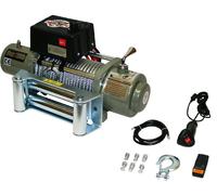 TREUIL ELECTRIQUE 12V 5443KG, TREUIL A CABLE LONGUEUR 28M Ø9.4mm, TELECOMMANDE