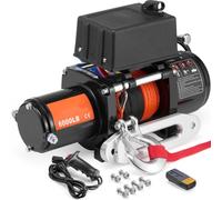 Treuil électrique 12V DC - capacité de charge 2722 kg - treuil moteur 12 brins - treuil électrique puissant - idéal pour la construction et l'agriculture