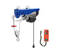 Treuil électrique - 1350 W - 800 kg - 12 m - avec télécommande | MSW