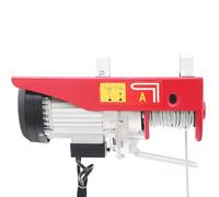 Treuil électrique 220-230 V - 400 à 800 kg - Palan à bouteille - Grue - Échafaudage - Treuil - Grue - 1300 W - Pour usines, entrepôts, construction, construction ferroviaire