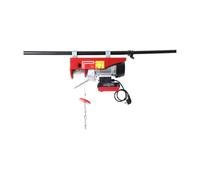 Treuil électrique 250 kg - 550 W - Avec télécommande - Course de 12 m | Levage électrique jusqu'à 250 kg avec portée sans fil de 80 m, câble en acier de 12 m, interrupteur de fin et frein pour