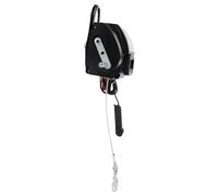 Treuil électrique 300 W 12 V avec télécommande radio, 2000 lbs Guindeau d'ancrage électrique pour bateau 12 V, treuil de 6000 lbs pour attelage de remorque, câble en acier de 9,2 m pour voiture et