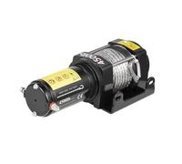 Treuil Électrique 3000-13500LBS 12V Avec Télécommande For Cordes De Remorque Voiture Synthétique 4X4 Sangle Remorquage Camion ATV Hors Route(4500lbs Silver Rope)