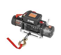 Treuil Électrique 3000-13500LBS 12V Avec Télécommande For Cordes De Remorque Voiture Synthétique 4X4 Sangle Remorquage Camion ATV Hors Route(13500lbs Black Rope)