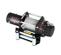 Treuil Électrique 3000-13500LBS 12V Avec Télécommande For Cordes De Remorque Voiture Synthétique 4X4 Sangle Remorquage Camion ATV Hors Route(6000lbs Silver Rope)