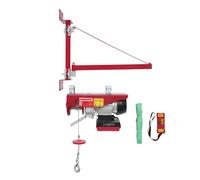 Treuil électrique 550 W - Palan électrique de 125 kg à 250 kg - 2 modes de levage (câble simple et double câble), treuil moteur pour agriculture, usines, quais