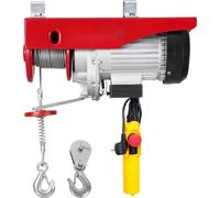 Treuil électrique 800 kg - Palan avec télécommande - 12 m - Palan pour charges lourdes - Idéal pour le bâtiment et l'industrie