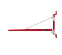 Treuil électrique à câble Bras de Support de grue électrique, Support pivotant avec poteau, cadre en acier, treuil d'échafaudage à 180 °, levage pour atelier et Garage Palans électriques(150-300kg)