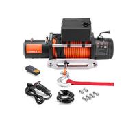 VEVOR Treuil Électrique de Camion Corde Synthétique 6123 kg Télécommande Étanche