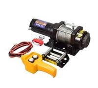Treuil électrique de réglage voiture, 12v 24v, 2000/3000/4000/4500/6000/9500/12000lb, poignée électrique/câble métallique sans fil, treuils ATV(4000lb handle,24V)