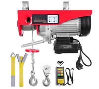 Treuil Électrique-Duoku-Capacité de Levage 1000 kg-Treuil en Fil d'acier-avec Télécommande Sans Fil-Hauteur de Levage 40ft