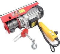 Treuil électrique, grande capacitŽ de levage 800 kg, vitesse de traction rapide 10 m/min, rouge, 400 kg