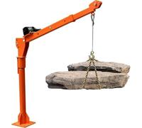 Treuil électrique, grue montée sur camion robuste avec base rotative à 360° et télécommande pour pickup, lit et atelier, capacité de 500 kg