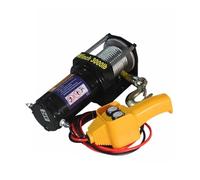 Treuil électrique monté sur voiture 12 V 24 V 3000 lb, treuil électronique for véhicule tout-terrain, frein électromagnétique for traction automobile(12V)