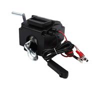 Treuil électrique portable filaire télécommande treuil électrique pour voitures remorques camions yachts 300 W 12 V noir 203 x 218 x 170 mm