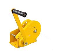 Treuil électrique portatif 1200Lb manivelle autobloquante treuil manuel épaissir le matériel petit ménage Portable treuil grue ascenseur palan avec câble métallique(03)