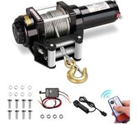 Treuil électrique STANEW 12V tirant jusqu'à 4500LB/2041Kg 10 m de câble en acier