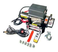 Varan Motors - SC6.0X Treuil électrique 12V 2721KG 3300W, Treuil à câble longueur 20m Ø7.2mm