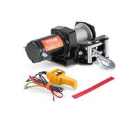 VEVOR Treuil électrique 907 kg 12 V CC câble acier 7 brins Φ0,4×1188,7 cm télécommande filaire IP55
