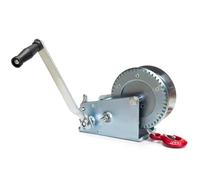 Treuil en Acier Inoxydable, Capacité de 725 À 1360 Kg, Avec Câble en Acier, Fonctionnement Manuel, Résistant À La Rouille, Remorquage Horizontal, Base Renforcée(2000Lb/900ib,15m/49ft)