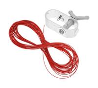 Treuil en Aluminium pour Câble de Couverture Piscine Hors Sol Hiver | Kit de Deux Pièces, Acier et Aluminium, Fixation pour Bâche, Usage Extérieur Saison Froide, Ajustement Serré