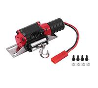 Treuil en métal RC pour - 4 SCX10, voiture crawler à l’échelle 1/10, treuil motorisé à haute simulation avec vis et écrous, compatible avec les véhicules RC Traxxas, (Style 2)