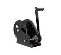 Treuil manuel à câble 800 lb, treuil manuel à manivelle et à cliquet, avec câble métallique de 7 m de long et 4 mm de diamètre, crochet, chariot de freinage automatique(Only Winch)